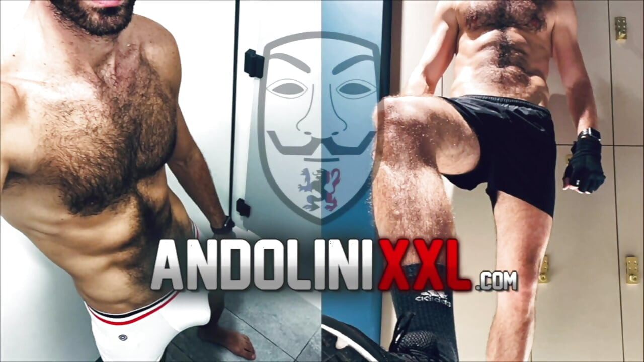 AndoliniXXL.com - Beautiful Latino twink fucked by two huge cocks