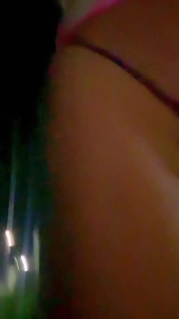 Amazing slutty hot booty shorts outdoors Cindie Love