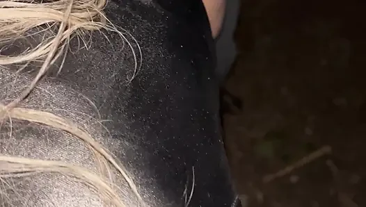 Wife dogging woods