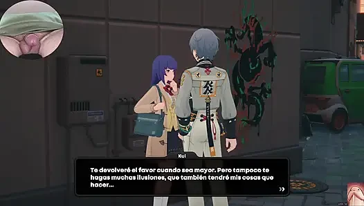 Gadis jepang dengan tubuh mungil yang super sange lagi asik bugil, ngentot kontolku habis-habisan (zenless zone zero gameplay 4)