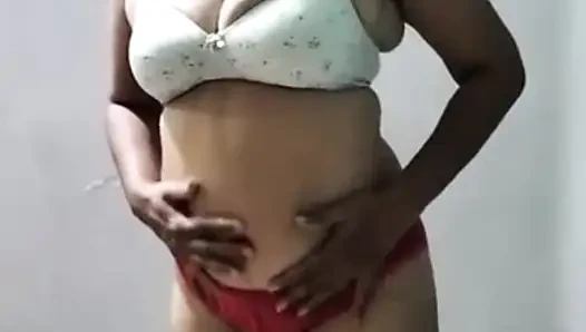 Hot desi bhabhi undressing herself