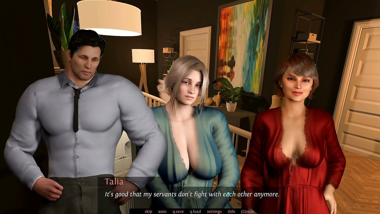In Her Service V0.96 - Part 8 - Mistress Talia Starts the Four-person Swinger Fun, and I Got to Really Penetrate Her