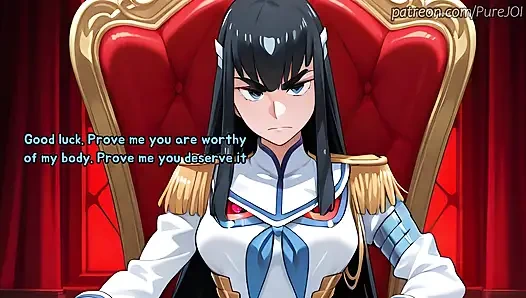 Endure 3 hot students to taste Satsuki's magnificent body (Sex JOI)