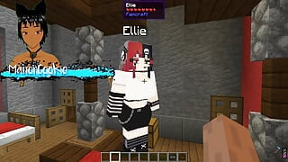 Jenny mod fapcraft Minecraft - Ellie是我们想要的真正哥特女孩，并看到她被操