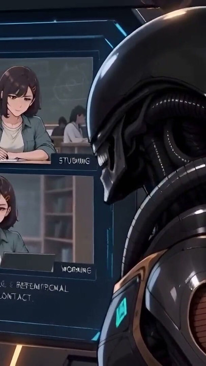En Xenomorph tog min mødom - 2K 60FPS Alien første gang anime-historie - Del 1 | Klip 1