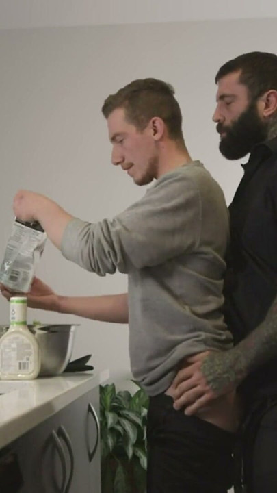 Stepdad Pounds Stepsons Tight Ass While Mom Watches | Clip 1