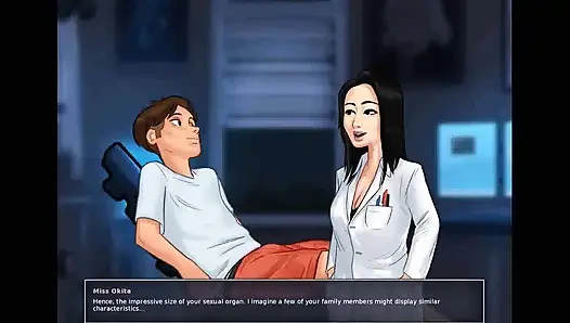 Cerita musim panas: profesor Jepang ngocok kontol muridnya di kantor ep 177