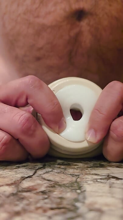 Closeup Sperm i mit legetøj