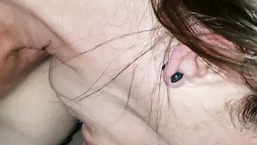 Sexy Slut Gives Sloppy Blowjob