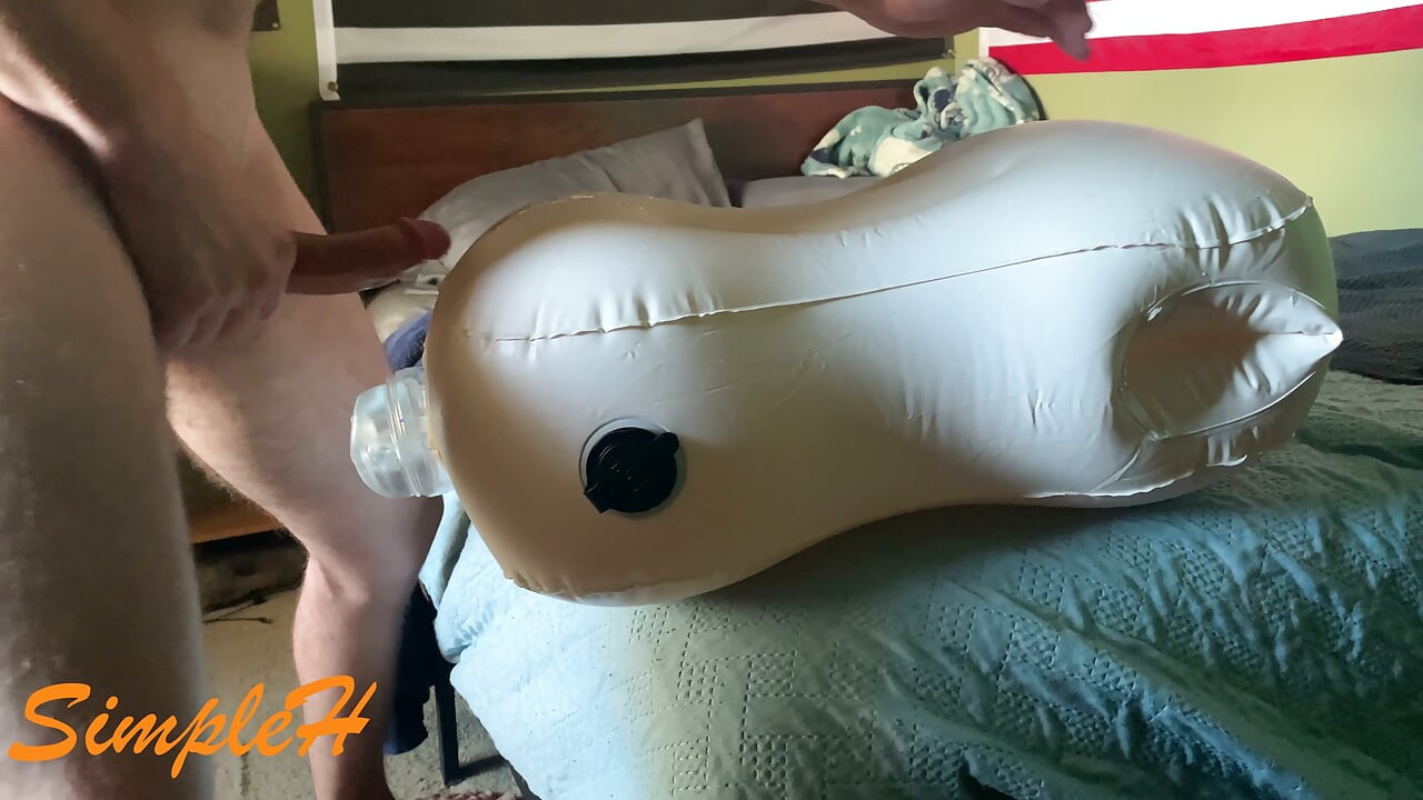 Dogging my clear pocket pussy