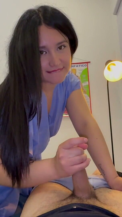 Horny doctor fucks her patient in the hospital... in the middle of a doctor's appointment | Clip 1