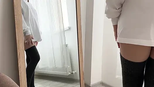 My Stepsis is a Perv. She Fucks Like a Slut in Her Sexy Outfit
