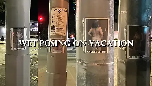 Wet Posing on Vacation