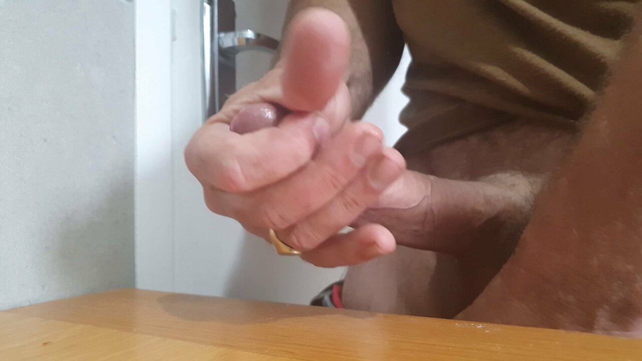 Close up cumshot