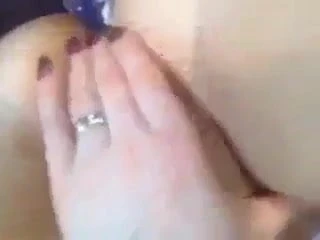 Wife selfie video wih dildo