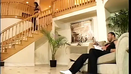 Gorgeous babe enjoys her wet pussy banged hard by a hard pole