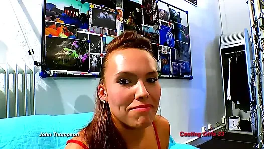 Ggg - cewek semok ini dientot habis-habisan di ruangan casting bokep pertamanya