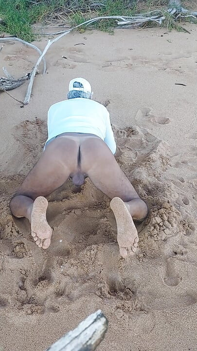 Ladysilva on the beach my hot tanned ass