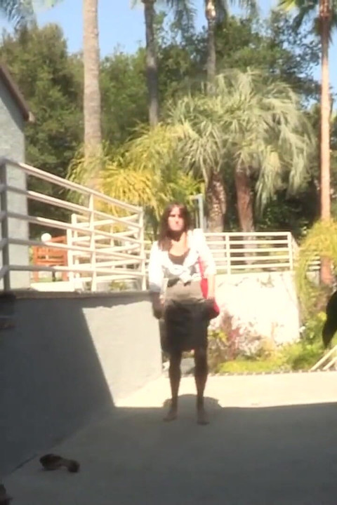 The brunette loves rough sex so the guy was happy to give it to her