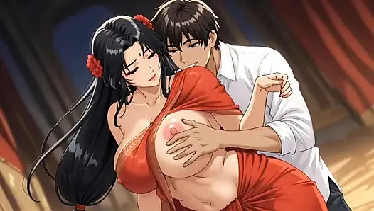 Big boobs stepmom and Step son