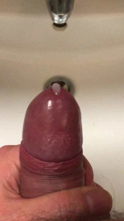 Jerkoff in the bathroom