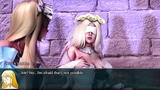 Goblin layer - belohnt mit einem blowjob von der jungfräulichen nonne
