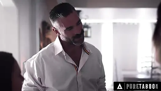 PURE TABOO Creepy Stepdad Secretly Seduces & Fucks His Stepdaughter's Hot Best Friend!