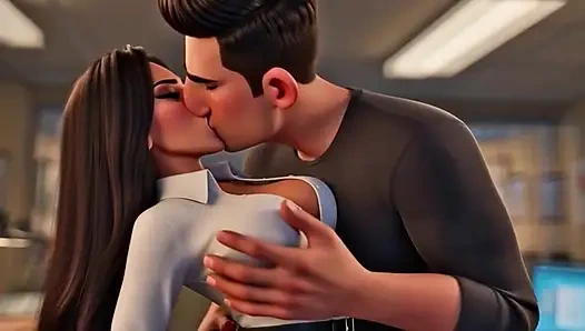 Copy Room Slut - Horny office girl gets fucked in the copy room