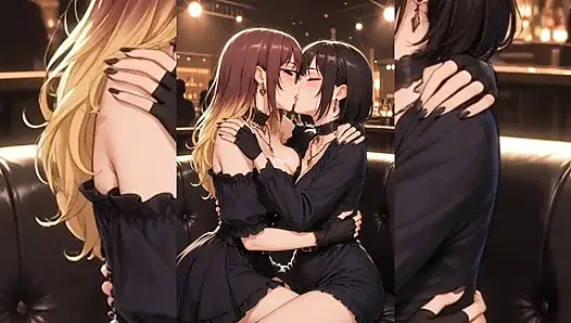 Yuri Hentai Лесбийское лизание очка и лизание киски, подборка (Старое молодое издание)