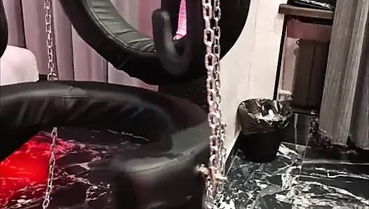 Bdsm hotel, mesin seks, seks bondage, sperma di wajah