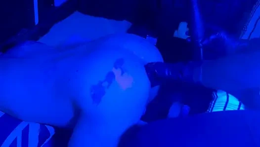 Грязный темный фистинг