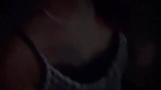 Horny Tranny on Night Walk