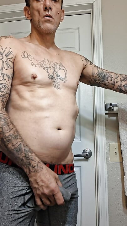 Stroking this cock4