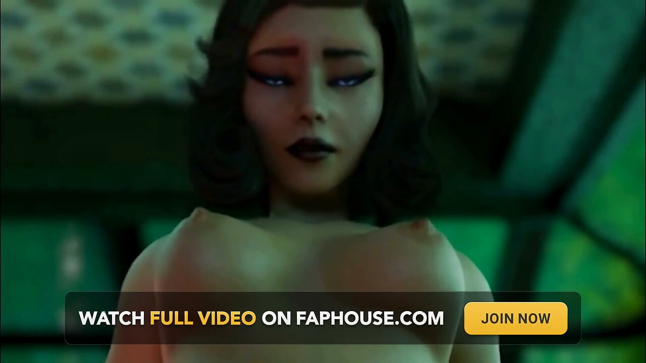 Elizabeth From Bioshock Cums in the Cowgirl Position