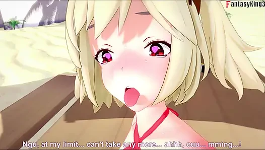 Burnice Bikini hot ahegao sex on the beach - 4 - Zenless Zone Zero (ZZZ)