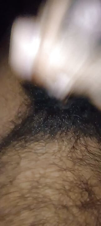 Big thick black cock force jerking precum show