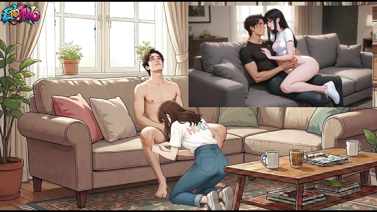 I Fucked My Girlfriend's Stepsister (19) While She Was Watching Hentai Anime