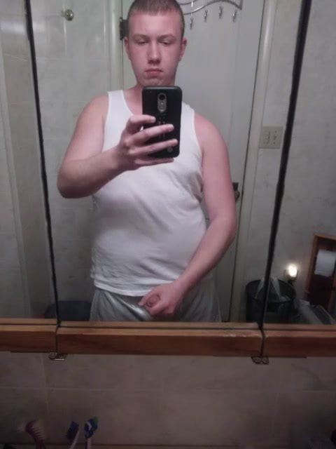 Jerking before shower
