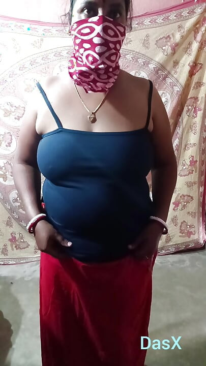 Saree verde soltando solo sfw