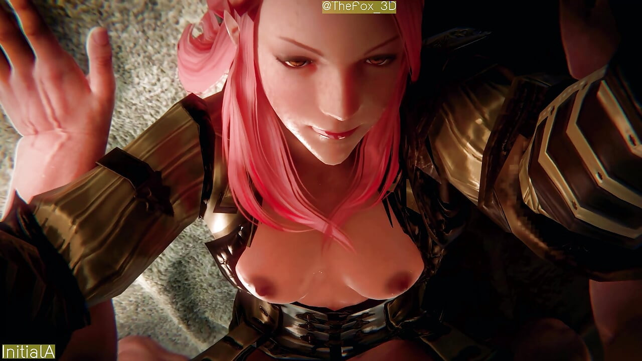 Final Fantasy 14 FF14 - Nostalgia Remix Color WM (No Sound) By InitialA  Animation 3D Hentai