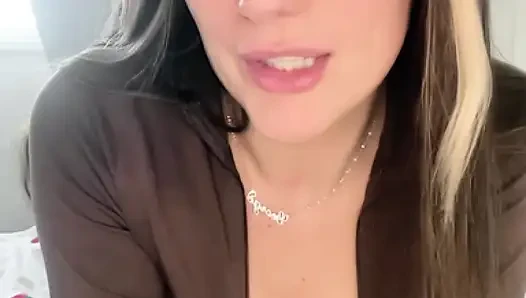 Versaute britische milf betrügt ASMR JOI ihren ehemann