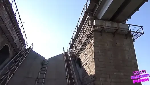 We Wanted to Make a Video on the Railway but We Were Caught by Motorcyclists:d (russian Dialogues)