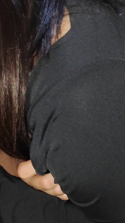 Hot Mom Shows Her Huge Ass to Her Stepson and Then Sucks His Black Cock | Clip 1