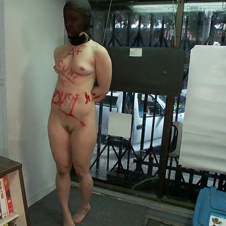 Hot Blonde Fucked and Humiliated in Public