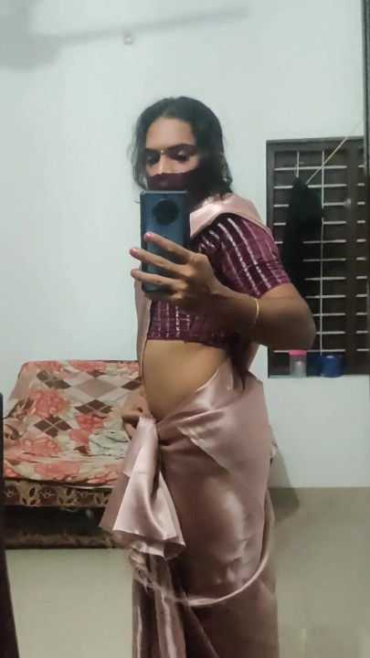 Beautiful Ladyboy Roshni Amateur Homemade Fun and Cumshot | Clip 1