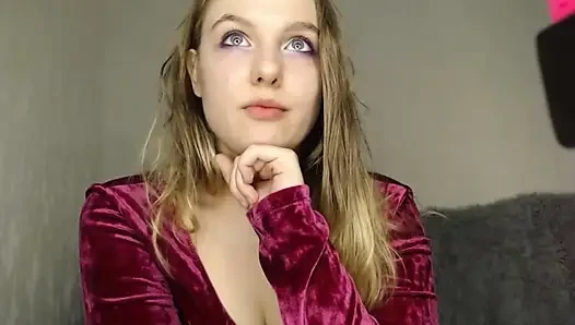 Bbw jucielussie in stockings sexy fingering pussy