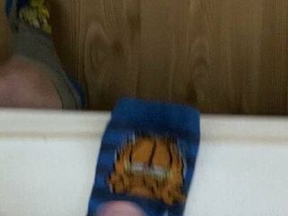 Modré ponožky Garfield (g175) a fleshlight