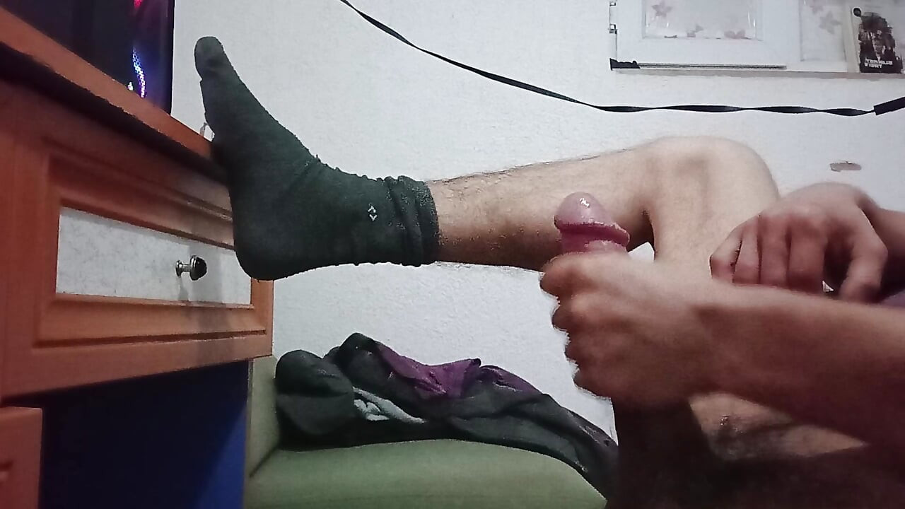 Masturbation and cumshot with hot