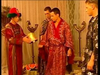 Arabian men in gay ass fucking threesome