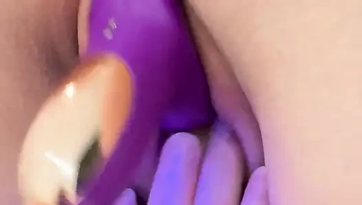 Cumming hard on my toy!